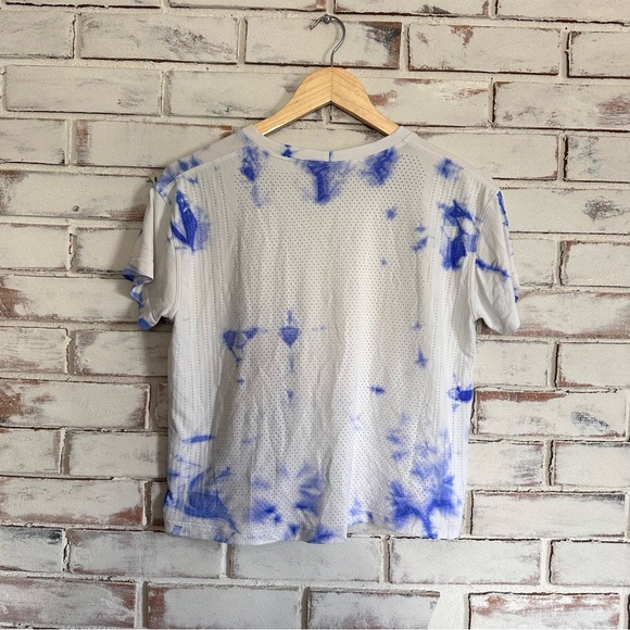 Lululemon train to be short sleeve shibori regatta blue - Picture 4 of 4